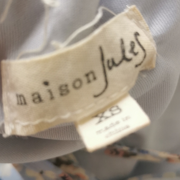 Maison Jules Floral Midi Skirt Size XS - Picture 3 of 4